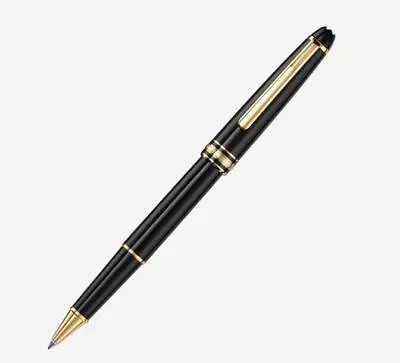 NEW Montblanc Gold Finish Meisterstuck Classique Luxury Rollerball Pen 163P • $119