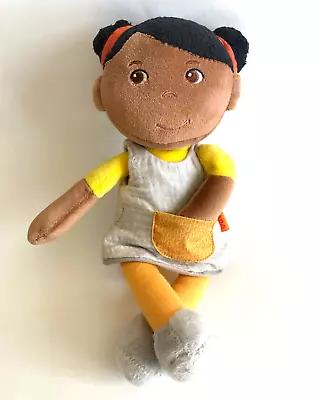 HABA Jada 11.5  - Dark Skin Soft Doll  - Machine Washable Safe For Babies CLEAN! • $12.99