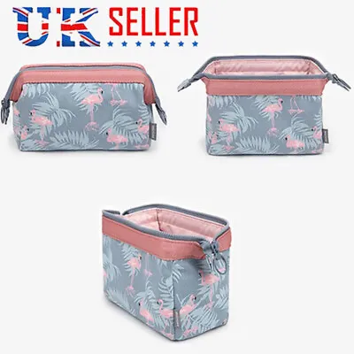 £2.99 • Buy Women Girls Makeup Wash Bag Cosmetic Case Toiletry Portable Hanging Travel Pouch