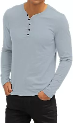 Aiyino Men's Casual V-Neck Button Cuffs Cardigan Short Sleeve T-Shirts • $56.03