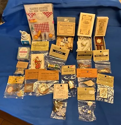 Vintage Shackman Dollhouse Accessories Lot- 20 Pieces Mostly New In Package • $49.85