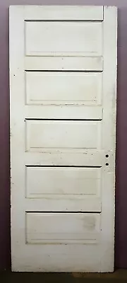 6 Avail 30 X78  Antique Vintage Old Salvaged Interior Wood Wooden Doors 5 Panels • $199.99