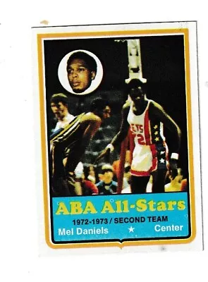 1973 Topps #195 Mel Daniels ABA All Stars NM+ Condition  • $1.25