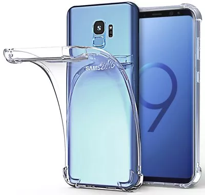 Samsung Galaxy 5G S10 Plus S10e S8 S9 Plus Clear Bumper Heavy Duty Case Cover • $5.99