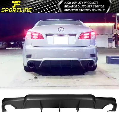 Fits 06-13 Lexus IS250 IS350 DMR Style Rear Bumper Lip Diffuser PP • $76.40