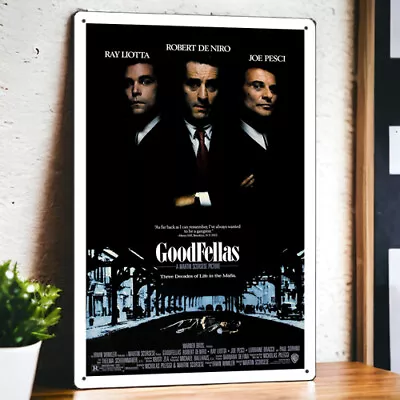 Goodfellas (1990) Metal Movie Poster Tin Sign Plaque Film 8 X12  • $6.99