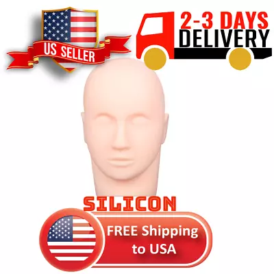 Eyelash Extensions Practice Mannequin Head Cosmetology Training Mannequin Head • $13.99