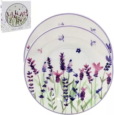 Lavender Plates Set Of 2 By Lesser & Pavey • £7.04