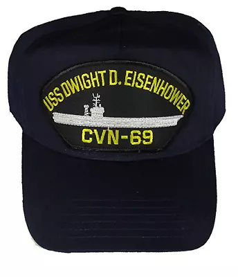 Uss Dwight D Eisenhower Cvn-69 Hat Usn Ship Nimitz Class Aircraft Carrier Ike • $20.89