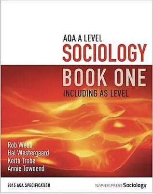 £27.99 • Buy AQA A Level Sociology Book One Including AS Level:  9780954007911 New Free Post