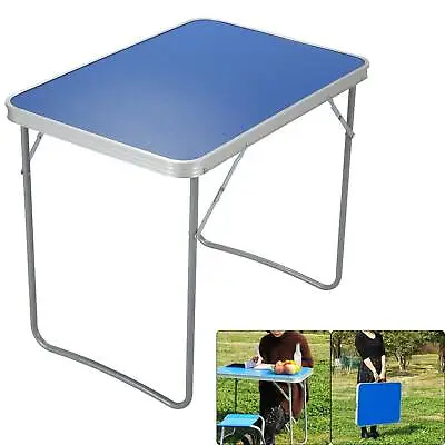 £20.99 • Buy Lightweight Adjustable Aluminum Folding Table Camping Outdoor Picnic BBQ Party