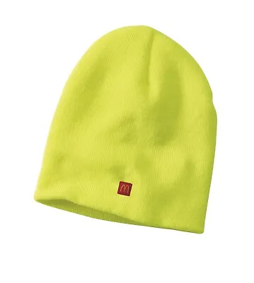 Authentic McDonald’s Employee  Beanie Hat-Neon Yellow-New- • $19.99