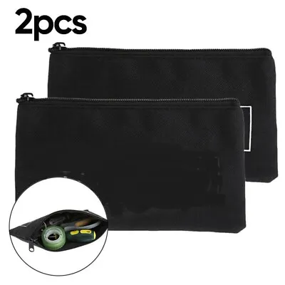 $3.70 • Buy 2PCS Small Size 600D Oxford Cloth Zipper Tools Storage Bag Case Pouch Waterproof