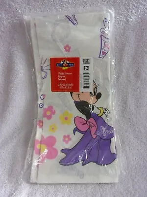 Hallmark Minnie Mouse Paper Table Cover  Dress Up Minnie  NEW/SEALED 54 X 89 1/4 • $6.99