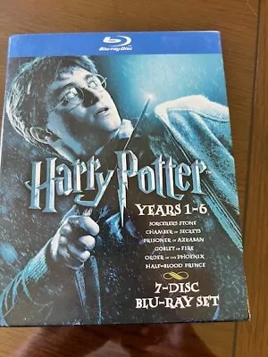 Harry Potter: Years 1-6 (Blu-ray Disc 2009 7-Disc Set WS) • $7.50