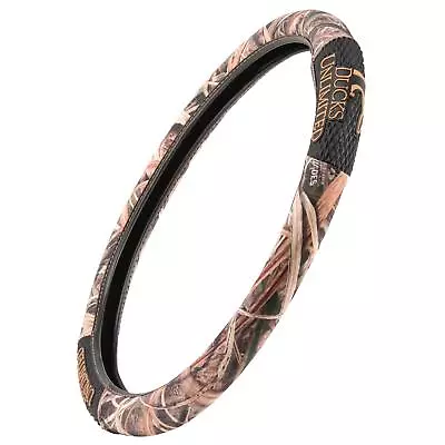 Ducks Unlimited Camo Steering Wheel Cover | Black/Shadow Grass Blades Hunting & • $29.19