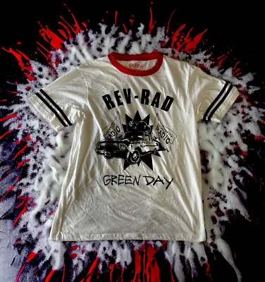 Green Day Revolution Radio T-Shirt Size Men’s L NEW Baseball Tee *RARE* Large • $15.96