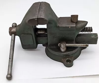 Vtg Superior No 43 3  Jaws Swivel Bench Vise Erie Tool Works PA • $34.99