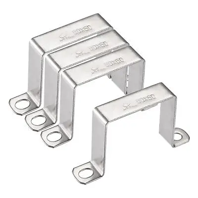 58 X 62mm 304 Stainless Steel U Shaped Connector Bracket 4pcs • $16.94