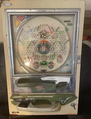 Vintage Sanyo Bussan Japanese Pachinko Game W/tons Etched Metal Balls For Parts • $100