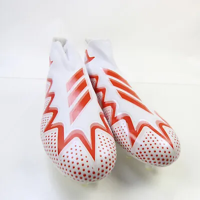 Miami Hurricanes Adidas Freak Football Cleat Men's White/Orange New • $35