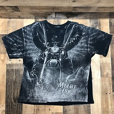 Vintage Miami Ink All Over Print Men’s T-Shirt Size XL Boxy Fit • $17.99