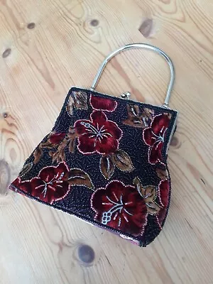 £22 • Buy Ladies / Women's Beaded Evening Cocktail Bag By LEKO Of London