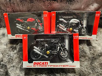 Ducati Mod Streetfighter Red/Black/White 1:12 Diecast Motorcycle Model By Ducati • $79