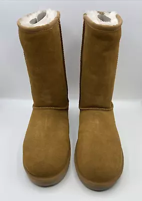 Koolaburra By Ugg Koola Tall Chestnut Suede Women's Boots Size Us 9/uk 7 New • $69.99