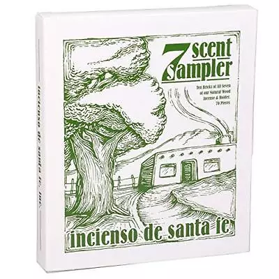 Incienso De Santa Fe - 7 Scent Sampler Natural Wood Incense With Burner • $27.49