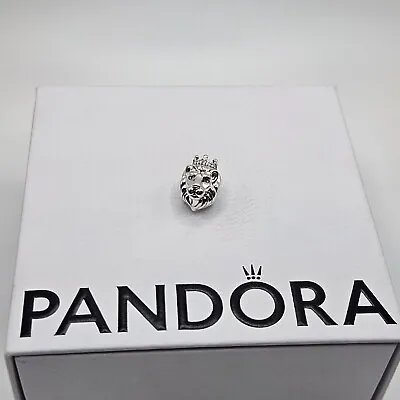 Genuine Pandora Regal Lion King Head Crown Charm ALE 925 #791377 • £24