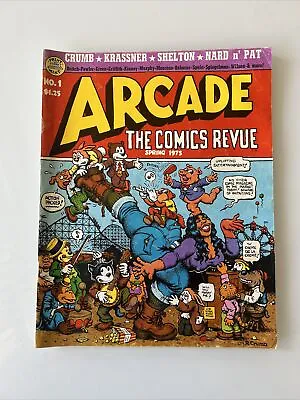 Arcade Comics Revue #1 Comix 1975 Crumb Spain Griffith Deitch S Clay Wilson • $25