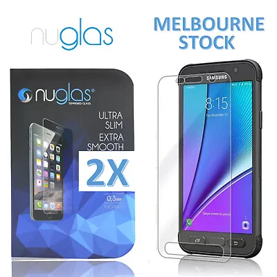 2 X Nuglas Screen Protector Cover For Samsung Galaxy S7 S6 S5 Active S5 S6 S7 • $6.95