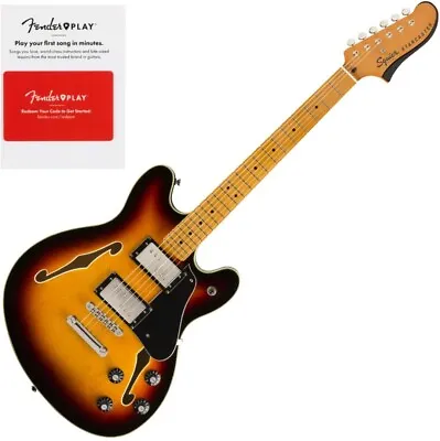 Squier Classic Vibe Starcaster Semi-Hollow Guitar Sunburst  W/Fender Play Card • $429.99