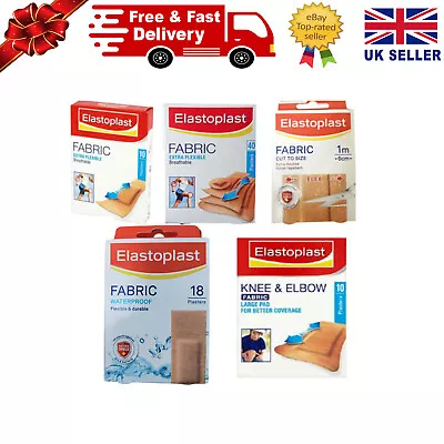 Elastoplast Fabric Flexible And Durable- Dressing Lengths-Waterproof Strips • £7.35