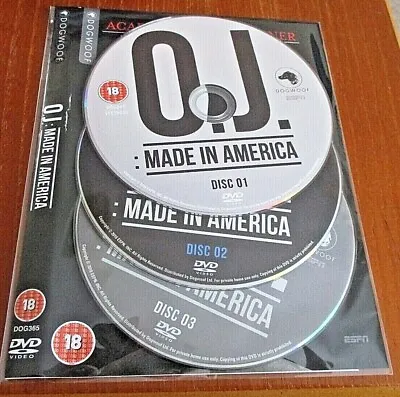 £3 • Buy O.J.: Made In America DVD (2017) Ezra Edelman Cert 15 3 Discs