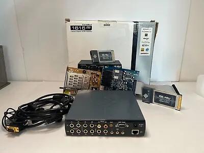 E-MU Creative Professional 1616m Mobile PCMCIA Audio Midi Interface + EXTRAS • $199.99