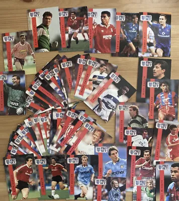 £1 • Buy Pro Set Football Cards 1990/91 Complete Your Set