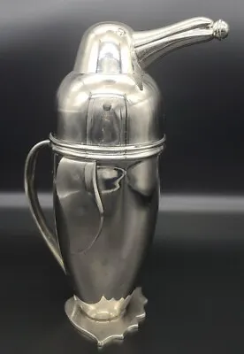 Vintage Restoration Hardware Penguin Polished Cocktail Shaker Great Cond MCM • $140