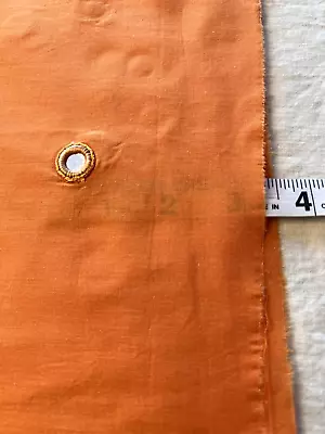 Ornamental Orange Sheer Thin Cotton-y Fabric 2.6yd(94 )Lx46 W W/small  Mirrors  • $22.79