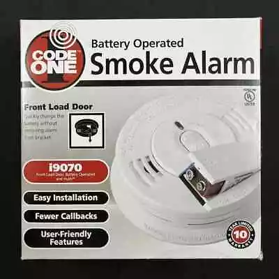 Kidde Code One Battery Operated Smoke Alarm I9070 • $12.99