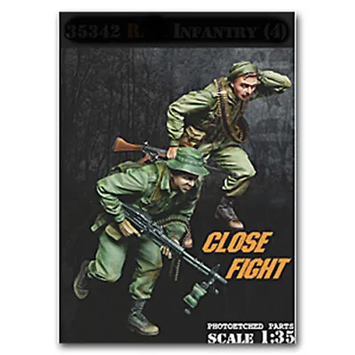 1/35 Resin Close Fight Nam War 2 US Soldiers Unassembled Unpainted Lw-bks • $14.24