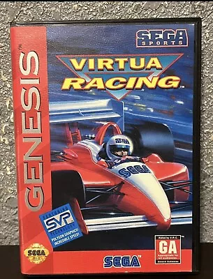 Virtua Racing (Sega Genesis 1994) CIB Tested • $30