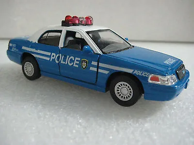 Kinsmart Ford Crown Victoria Police Interceptor 1:42 Diecast Model Toy Fun BLUE • $7.98