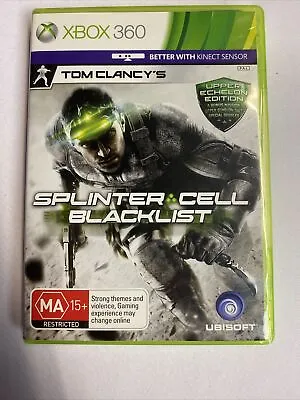 TOM CLANCY'S SPLINTER CELL: BLACKLIST Microsoft Xbox 360 Game Like New • $16