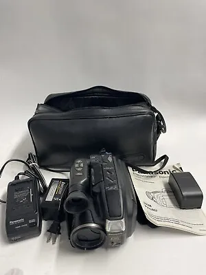 Panasonic Palmcorder VHSC PV-L657 Video Camera & Charger W/ Battery Tested Works • $64.07