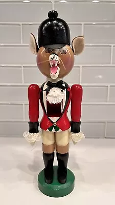 Vintage 1987 Kurt S. Adler Christmas Nutcracker 11  Tall SNOOTY FOX W/ Fangs • $35.99