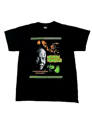 Men's Large Brisco Brands Nelson Mandela T-Shirt • $16.25