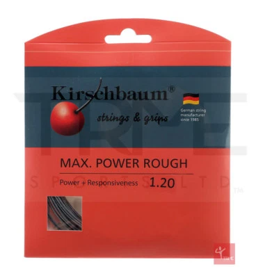 £8.99 • Buy Kirschbaum Max Power Rough Tennis String Set - 17L / 1.20mm