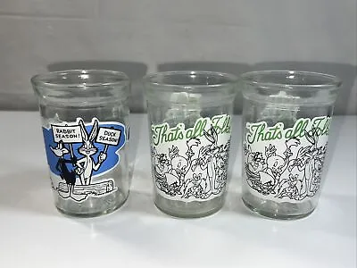 Welch's Looney Tunes Collector Series Lot Of 3 Unused Jelly Jars • $20